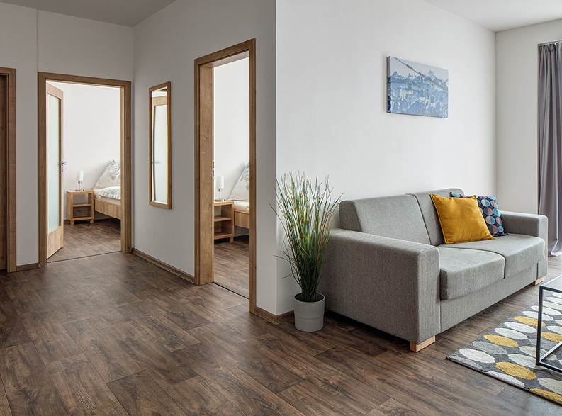 Šestilůžkový apartmán